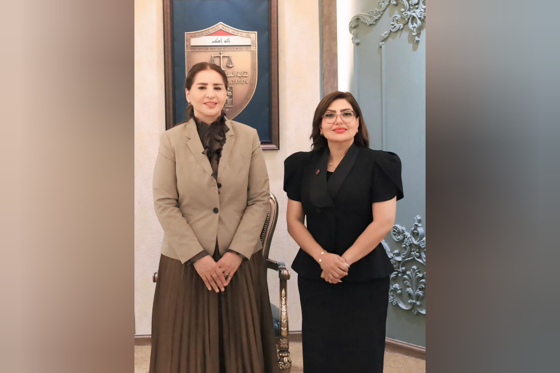 النقيب اللامي تبحث مع عميد كلية القانون في الجامعة الأمريكية مواءمة مخرجات كليات القانون مع متطلبات مهنة المحاماة.
